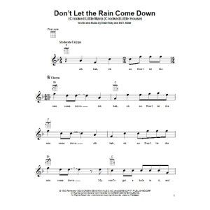 Don't Let The Rain Come Down (Crooked Little Man) (Crooked Little House)