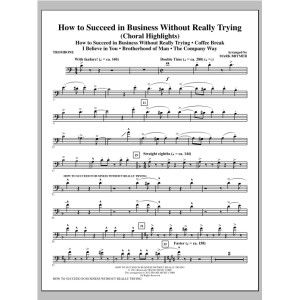 How to Succeed In Business Without Really Trying (Medley) - Posaune