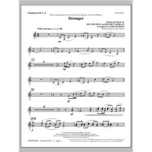 Stronger - Bb-Klarinette 1 & 2