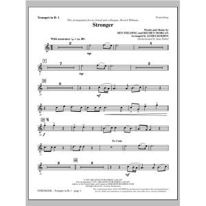 Stronger - Bb Trumpet 1