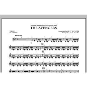 The Avengers (Main Theme) (arr. Larry Moore) - Violin 3 (Viola Treble Clef)