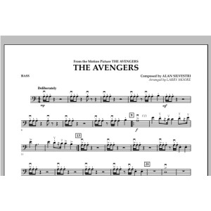 The Avengers (Main Theme) (arr. Larry Moore) - Bass