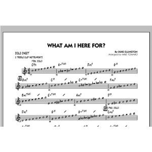 What Am I Here For? - C Solo Sheet