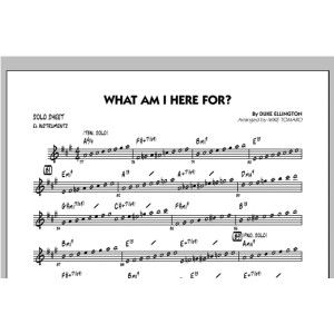 What Am I Here For? - Eb Solo Sheet