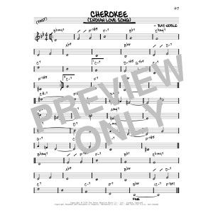 Cherokee (Indian Love Song)