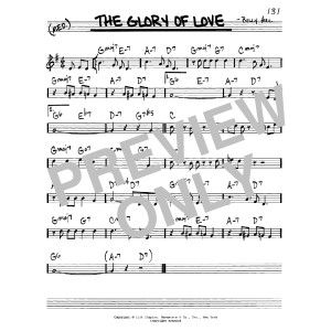 The Glory Of Love