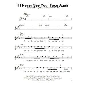 If I Never See Your Face Again