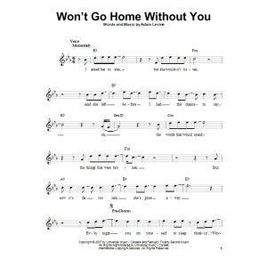 Won't Go Home Without You