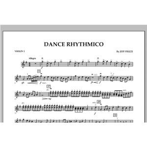 Dance Rhythmico - Violin 1