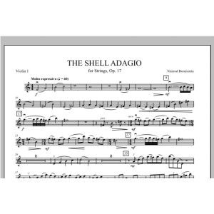 The Shell Adagio - Violin 1