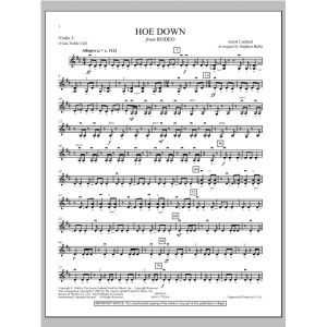 Hoe Down - Violin 3 (Viola Treble Clef)