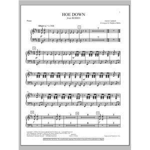 Hoe Down - Piano