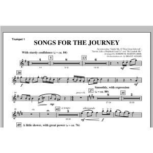 Songs For The Journey (from "Footprints In The Sand") - Bb Trumpet 1