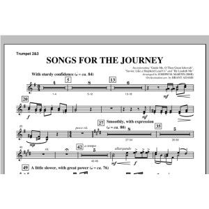 Songs For The Journey (from "Footprints In The Sand") - Bb Trumpet 2,3