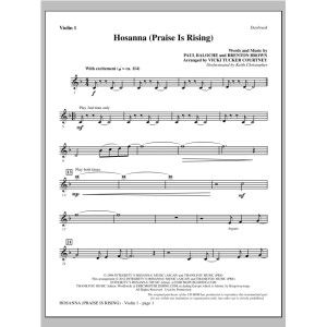Hosanna (Praise Is Rising) - Violin 1