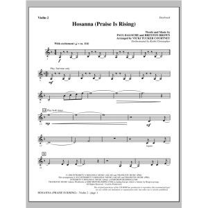 Hosanna (Praise Is Rising) - Violin 2