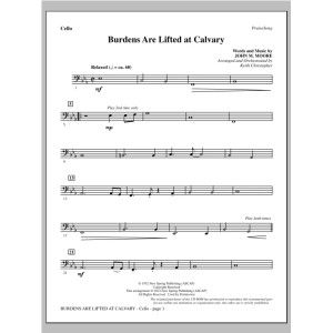 Burdens Are Lifted At Calvary - Cello
