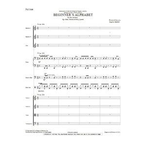 Beginner's Alphabet - Full Score