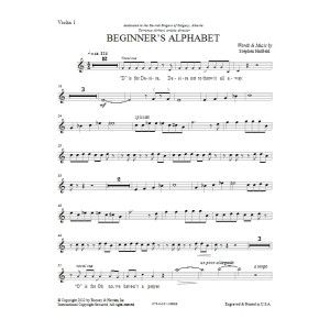 Beginner's Alphabet - Violin 1
