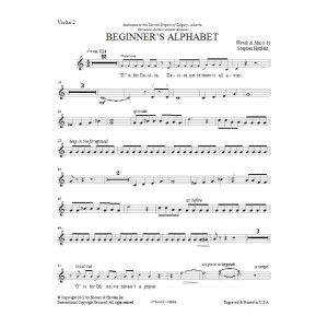 Beginner's Alphabet - Violin 2