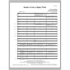 Rushin'' In Like A Mighty Wind! - Full Score