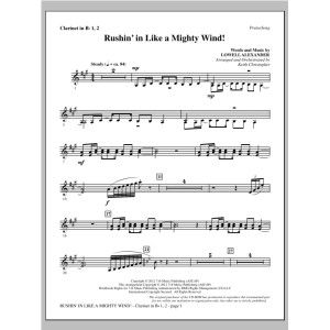 Rushin'' In Like A Mighty Wind! - Bb Klarinette 1 & 2