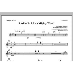 Rushin'' In Like A Mighty Wind! - Bb-Trompete 1