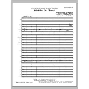 What God Has Planned - Full Score