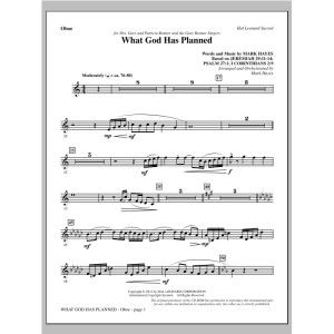 What God Has Planned - Oboe