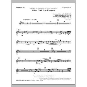 What God Has Planned - Bb Trompete 1