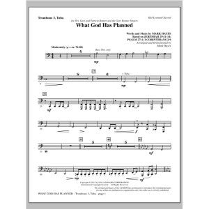 What God Has Planned - Trombone 3/Tuba
