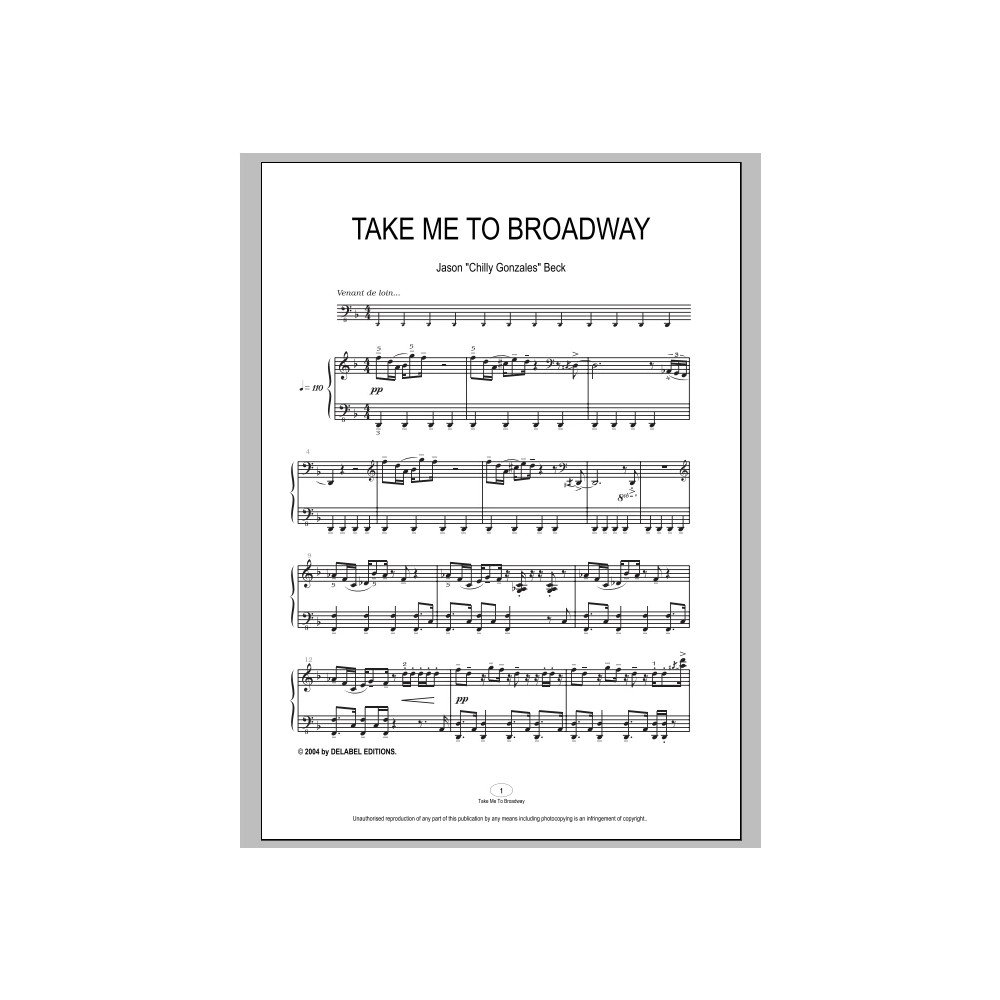Take Me To Broadway
