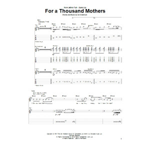 For A Thousand Mothers