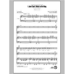 I Just Can't Wait To Be King (arr. Jill Galina) (from The Lion King)