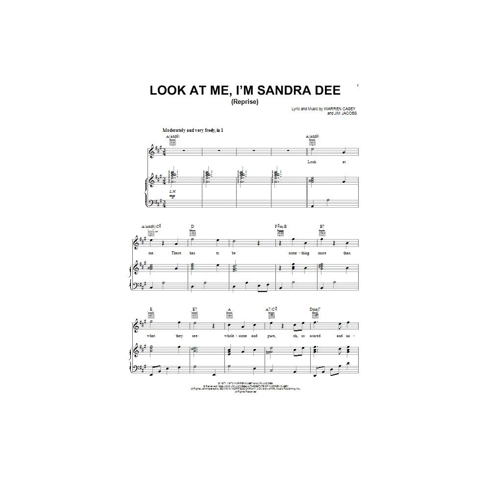 Look At Me, I''m Sandra Dee (Reprise)