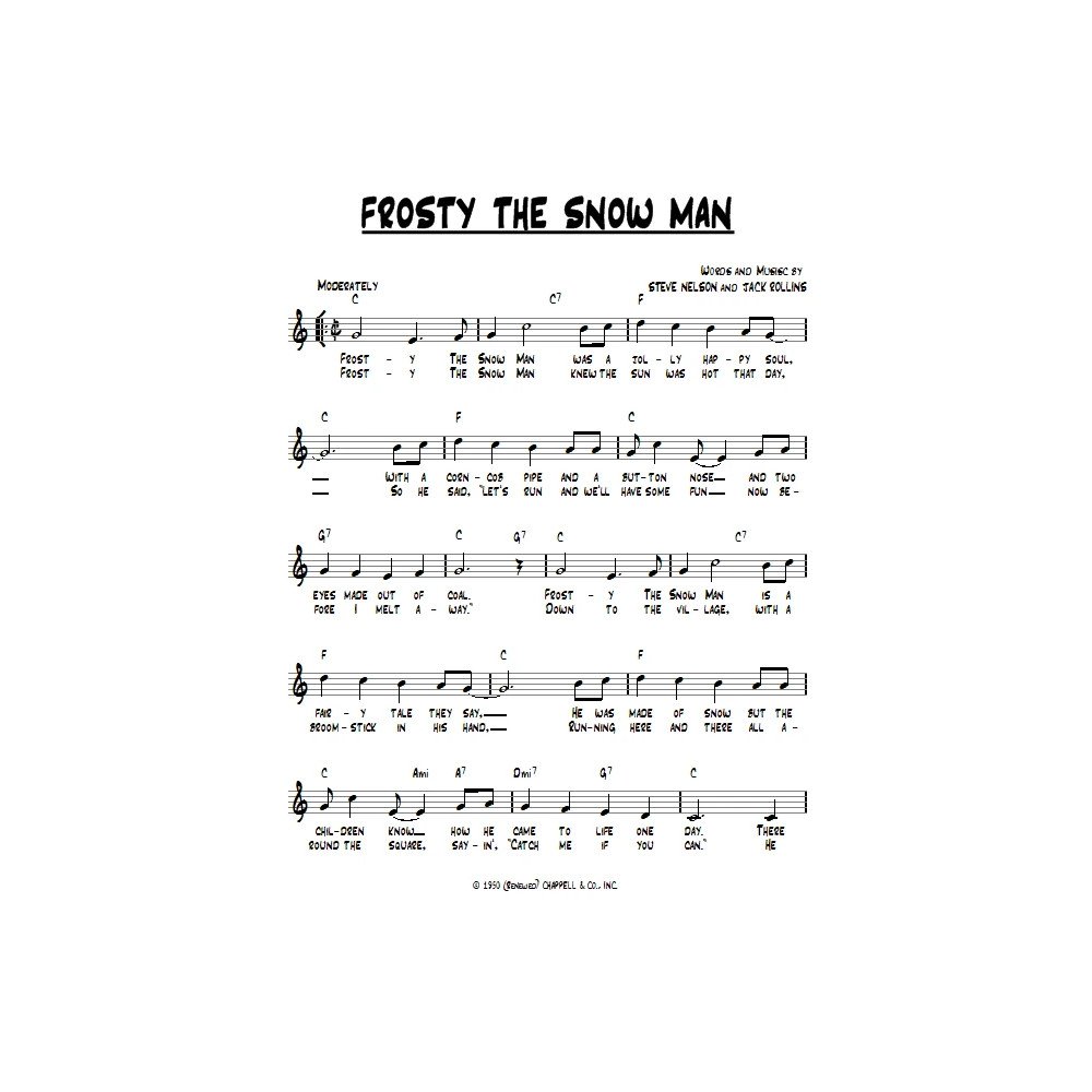 Frosty The Snow Man