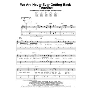 We Are Never Ever Getting Back Together