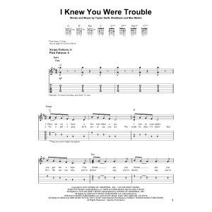I Knew You Were Trouble