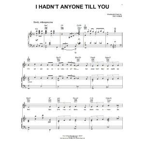 I Hadn't Anyone Till You