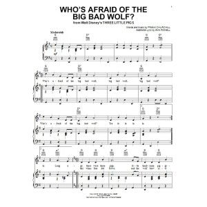 Who's Afraid Of The Big Bad Wolf? (from Three Little Pigs)