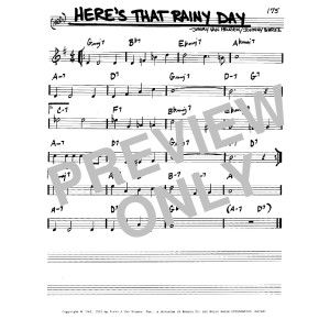 Here's That Rainy Day