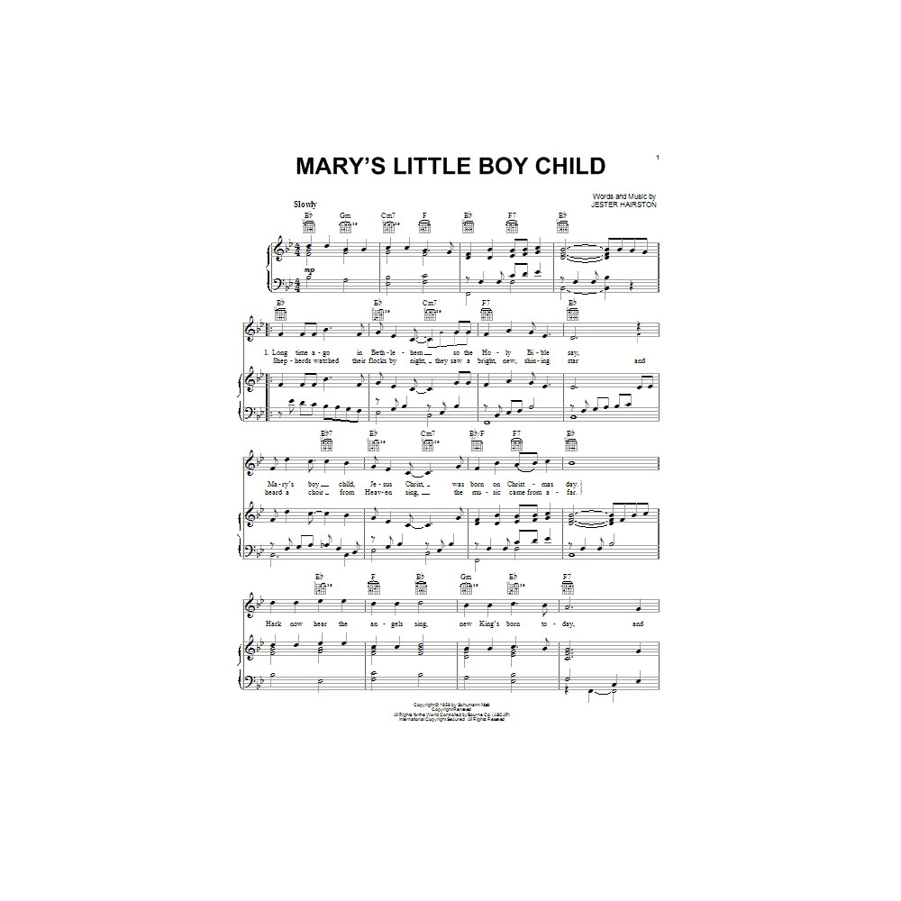 Mary's Little Boy Child