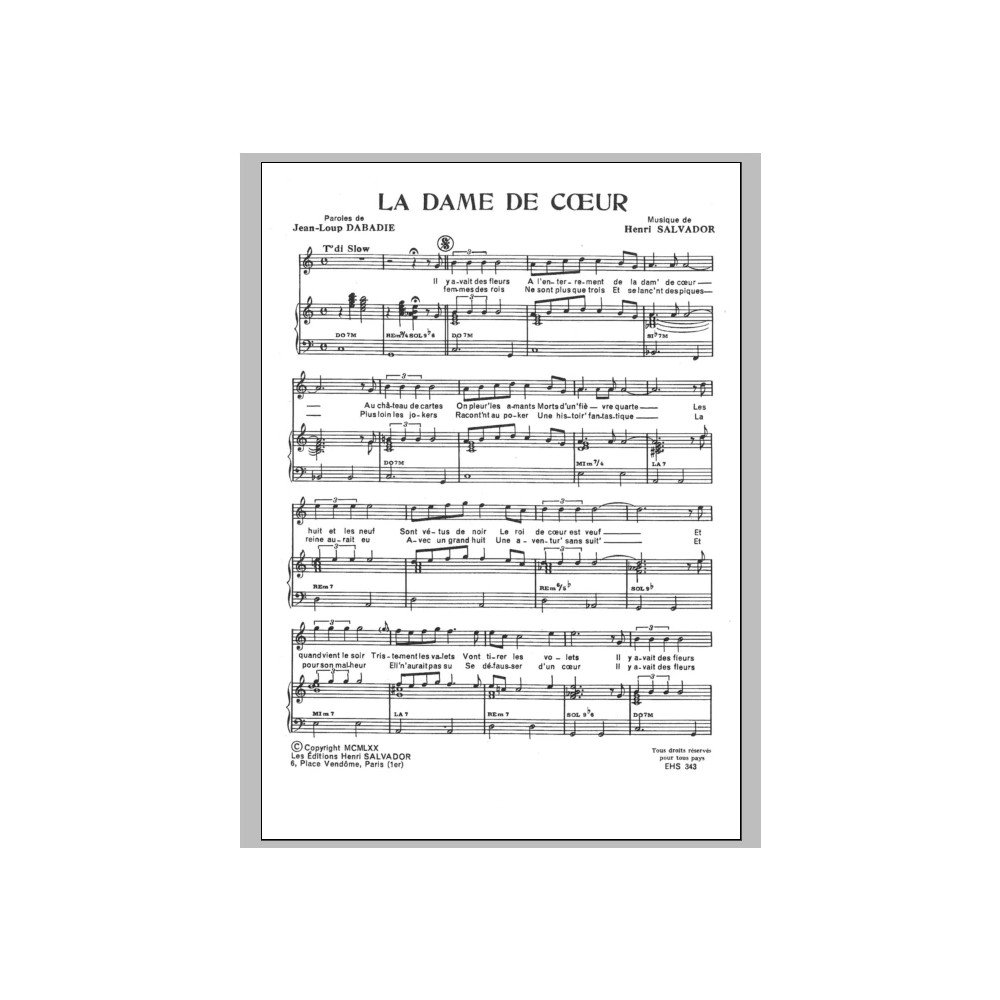 La Dame De Coeur