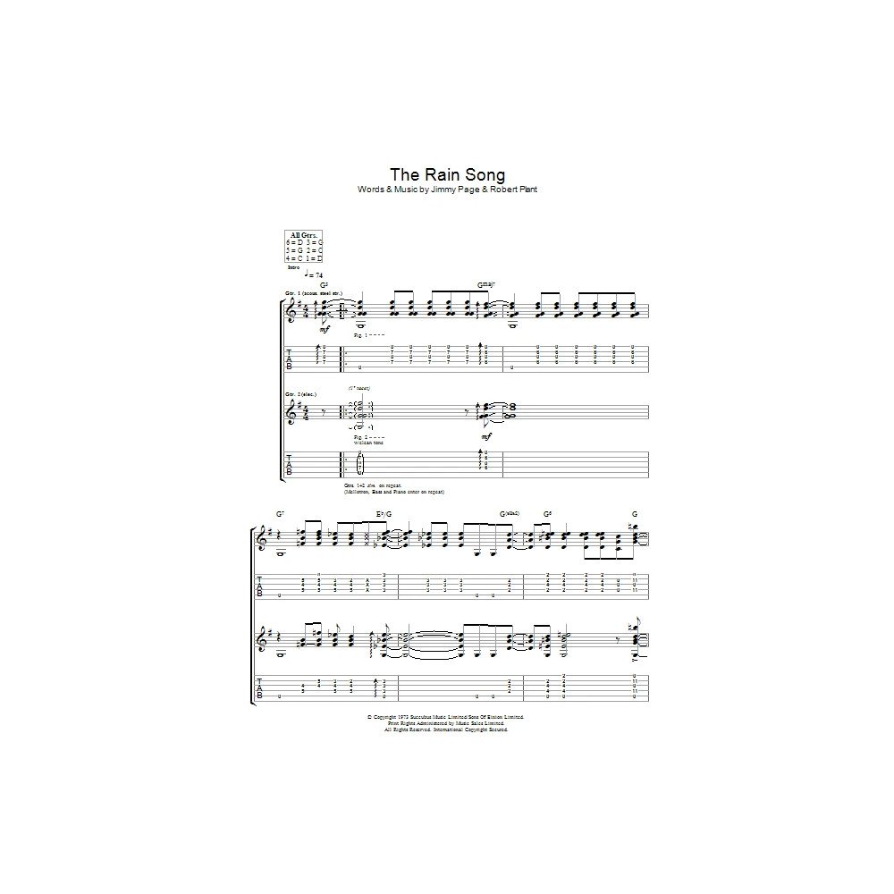 The Rain Song