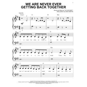 We Are Never Ever Getting Back Together