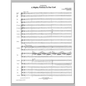 A Mighty Fortress Is Our God - Conductor Score (Full Score)
