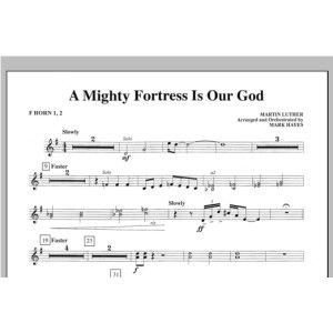 A Mighty Fortress Is Our God - F Horn 1 & 2
