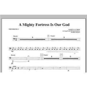 A Mighty Fortress Is Our God - Posaune 3