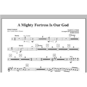 A Mighty Fortress Is Our God - Percussion