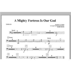 A Mighty Fortress Is Our God - Timpani